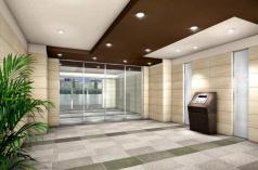 高級感のあるエントランス内部